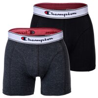 Champion Herren Boxershorts, 2er Pack - Baumwolle,...