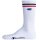 Champion Unisex Socken, 3 Paar - Crew Socken, Logo, Streifen Blau/Weiß/Grau EU 39-42