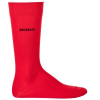 HUGO Herren Socken, 2er Pack - RS Uni CC, Kurzsocken, mittelhoch, Logo, uni Rot 39-42