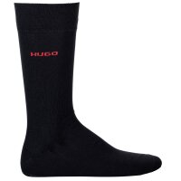 HUGO Herren Socken, 2er Pack - RS Uni CC, Kurzsocken, mittelhoch, Logo, uni Rot 39-42