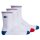 Champion Unisex Socks, 3 Pair - Crew Socks, Logo, Stripes White EU 35-38 (UK 3-5)