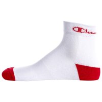 Champion Unisex Socks, 3 Pair - Crew Socks, Logo, Stripes White EU 35-38 (UK 3-5)
