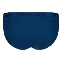 SKINY mens thong briefs, 2-pack - Cotton Retro, pants, fine rib, cotton Blue S (Small)
