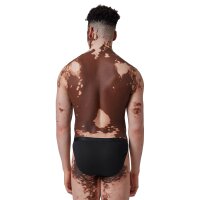 SKINY mens thong briefs, 2-pack - Cotton Retro, pants, fine rib, cotton Black XL (X-Large)