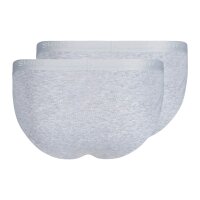 SKINY Herren Tanga-Slip, 2er Pack - Cotton Retro, Unterhose, Feinripp, Baumwolle Grau XL