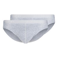 SKINY Herren Brasil-Slip, 2er Pack - Cotton Retro, Unterhose, Feinripp, Baumwolle Grau L