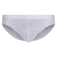 SKINY Herren Brasil-Slip, 2er Pack - Cotton Retro, Unterhose, Feinripp, Baumwolle Grau L