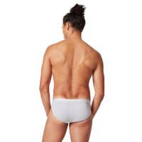 SKINY Herren Brasil-Slip, 2er Pack - Cotton Retro, Unterhose, Feinripp, Baumwolle Grau L