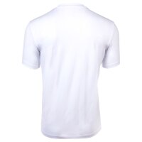 A|X ARMANI EXCHANGE Herren T-Shirt - Rundhals, Kurzarm, Cotton, Logo Stickerei Weiß M