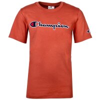Champion Kids Unisex T-Shirt - Crewneck, Round Neck, Cotton, Large Logo, Solid Color