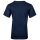 Champion Kids Unisex T-Shirt - Crewneck, Round Neck, Cotton, Large Logo, Solid Color Blue XS (X-Small)