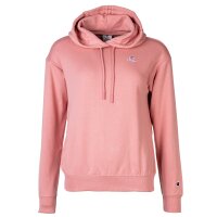 Champion Damen Kapuzenpullover - Kapuze, Hoodie, Logo-Stick, langarm, uni Rosa XS