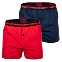 HUGO Herren Boxer Shorts, 2er Pack - Woven Boxer Twin...