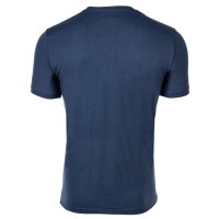 HUGO Herren T-Shirt, 2er Pack - Rundhals, kurzarm, Logo Print, Baumwolle, uni Blau L