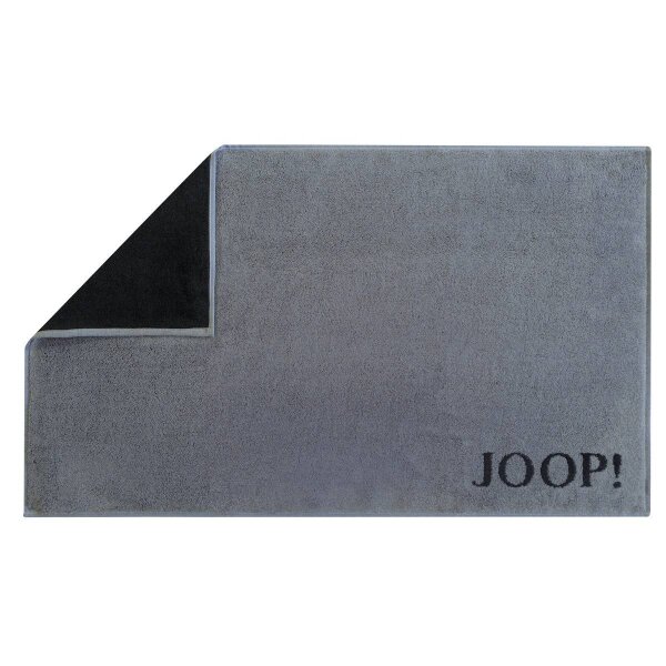JOOP! Badematte - Badvorleger, Wendeoptik, Baumwolle Grau 50x80cm