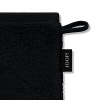 JOOP! Washcloth - Wash glove, doubleface, terry towelling Black 16x22cm