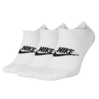 NIKE Unisex 3-Pack Sneaker Sports Socks - Everyday Essential, Logo, uni