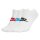 NIKE Unisex 3-Pack Sneaker Sports Socks - Everyday Essential, Logo, uni