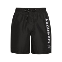Superdry Herren Badeshorts - CODE APPLEQUE 19INCH SWIM SHORT, Beach Shorts, Logo