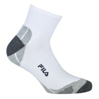 FILA Unisex Socken, 3 Paar - Quarter Multisport, Kurzsocken Weiß 43-46
