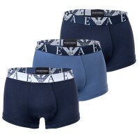 EMPORIO ARMANI Herren Boxer Shorts, 3er Pack - Trunks, Pants, Stretch Cotton