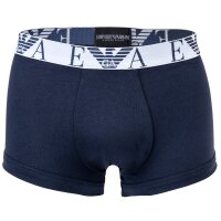 EMPORIO ARMANI Herren Boxer Shorts, 3er Pack - Trunks, Pants, Stretch Cotton Marine S