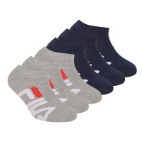 FILA Kids Socks, 6 Pack - Invisible Sneakers, Logo, Solid...