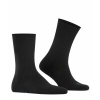 FALKE Unisex Sports Socks - Run, casual Socks, unicoloured Black 44-45 (UK 9.5-10.5)