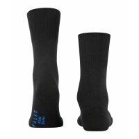 FALKE Unisex Sports Socks - Run, casual Socks, unicoloured Black 44-45 (UK 9.5-10.5)