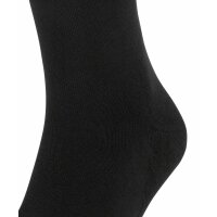 FALKE Unisex Sportsocken - Run, Freizeitsocken, unifarben Schwarz 44-45