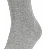 FALKE Unisex Sportsocken - Run, Freizeitsocken, unifarben Hellgrau 37-38