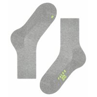 FALKE Unisex Sportsocken - Run, Freizeitsocken, unifarben Hellgrau 37-38