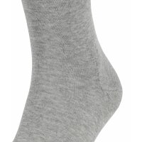 FALKE Unisex Sports Socks - Run, casual Socks, unicoloured Light Grey 39-41 (UK 5,5-7.5)