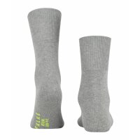 FALKE Unisex Sports Socks - Run, casual Socks, unicoloured Light Grey 39-41 (UK 5,5-7.5)