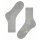 FALKE Unisex Sports Socks - Run, casual Socks, unicoloured Light Grey 39-41 (UK 5,5-7.5)