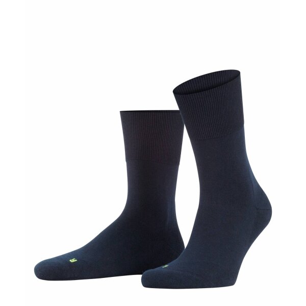 FALKE Unisex Sportsocken - Run, Freizeitsocken, unifarben Marine 44-45