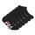 FILA Kinder Socken, 6er Pack - Invisible Sneakers, Logo, einfarbig Schwarz 31-34