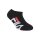 FILA Kinder Socken, 6er Pack - Invisible Sneakers, Logo, einfarbig Schwarz 31-34