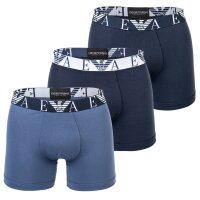 EMPORIO ARMANI Mens Boxer Shorts, Pack of 3 - Trunks, Pants, Stretch Cotton