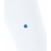 Burlington Mens Socks LORD - short Stocking, Labeling Clip, plain, One Size White 40-46 (UK 6.5-11)