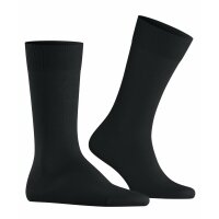 Burlington Mens Socks LORD - short Stocking, Labeling Clip, plain, One Size Black 40-46 (UK 6.5-11)