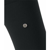 Burlington Mens Socks LORD - short Stocking, Labeling Clip, plain, One Size Black 40-46 (UK 6.5-11)
