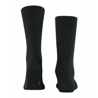 Burlington Mens Socks LORD - short Stocking, Labeling Clip, plain, One Size Black 40-46 (UK 6.5-11)