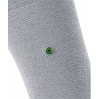 Burlington Herren Socken LORD - Kurzstrumpf, Labeling Clip, uni, One Size Hellgrau 40-46