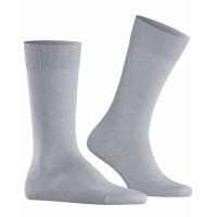 Burlington Mens Socks LORD - short Stocking, Labeling Clip, plain, One Size Light grey 40-46 (UK 6.5-11)