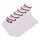 FILA Kinder Socken, 6er Pack - Qaurter, Logo, Streifen, einfarbig Weiß 31-34