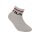 FILA Kids socks, 6-pack - Quarter, logo, stripes, solid color Grey 27-30