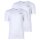 FILA Mens T-Shirt, Pack of 2 - BROD Tee, Round Neck, Short Sleeve, Logo