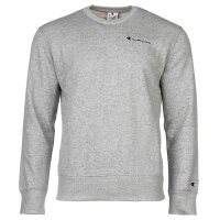 Champion Men Sweatshirt - CML Champion Logo, Logo Stick Long Sleeve, Solid Color