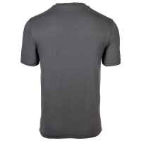 Champion Men T-Shirt - CML Champion Logo, Round Neck, Cotton, Solid Color Grey M (Medium)
